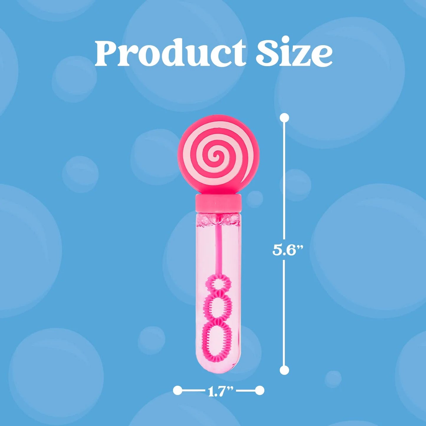 SYNCFUN 24 Pack Mini Bubble Wands for Themed Birthday, Wedding, Bubble Maker Summer Toys for Kids, Summer Gifts, Bubbles Sticks Fun Toy