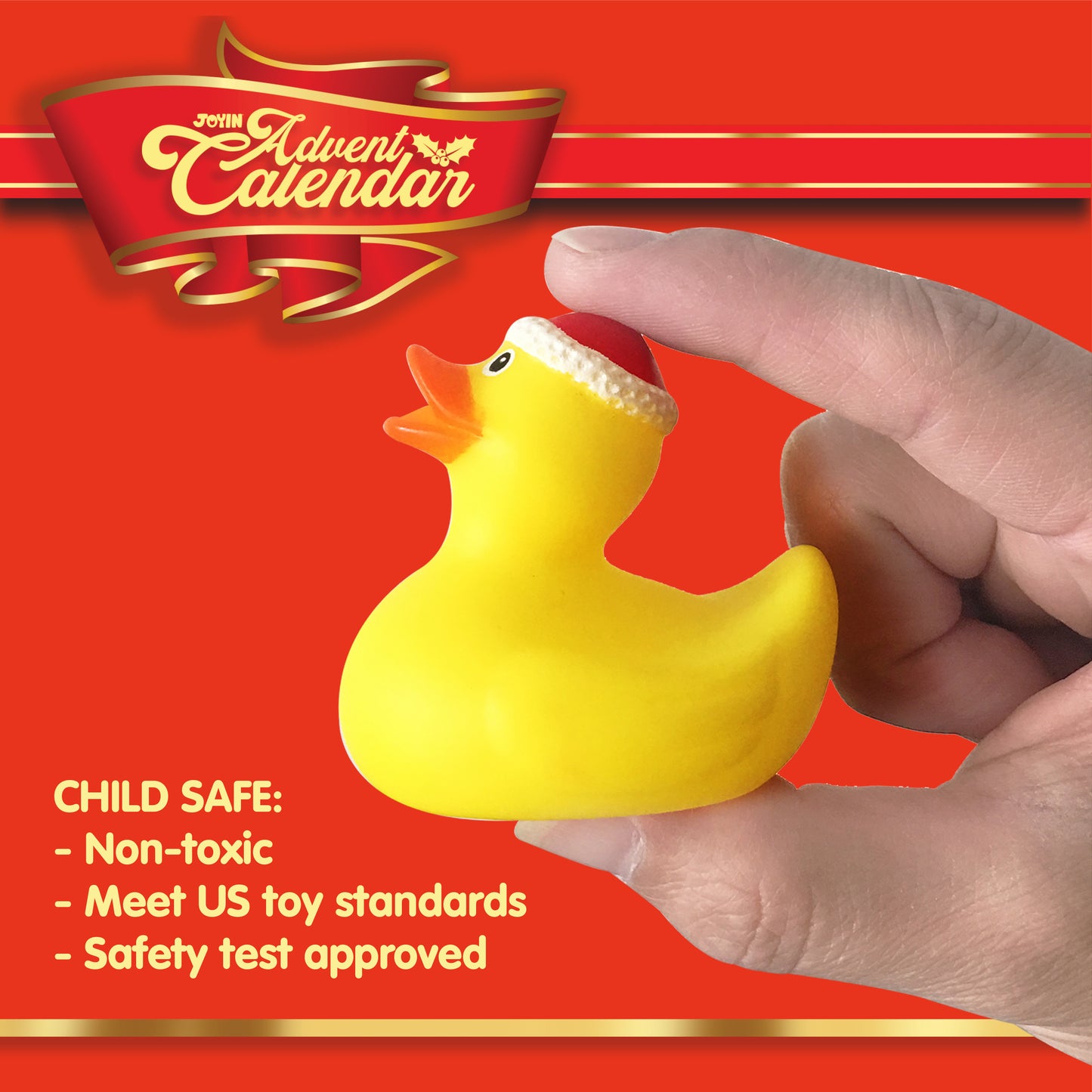 Christmas 24 Days Advent Calendar 2024, 24 Rubber Ducks for Boys Girls Kids and Toddlers, Christmas Party Favor Gifts, Halloween Rubber Ducky Bath Toys, Kids Xmas Fun Ducks, Christmas Countdown