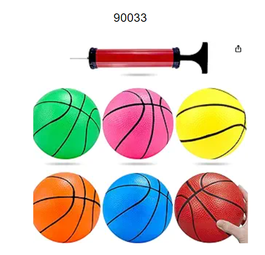 6 Pack 5 inch mini basketball toys