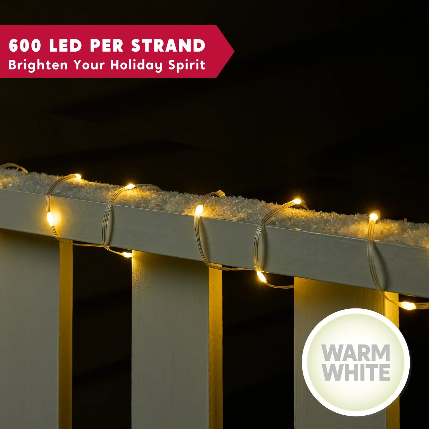 Joyfy 600 Led Christmas Lights,198 FT Christmas Lights with Remote Outdoor Decorations,Christmas Tree Lights with 8 Modes Timer for Holiday Xmas Party