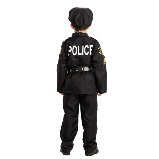 Syncfun Police Costume for Kids, Cop Costume Outfit Set for Halloween Role-playing