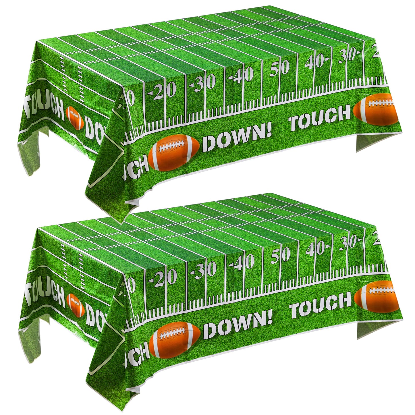 2 football table covers (54 inches * 72 inches), used for football party floor cloths