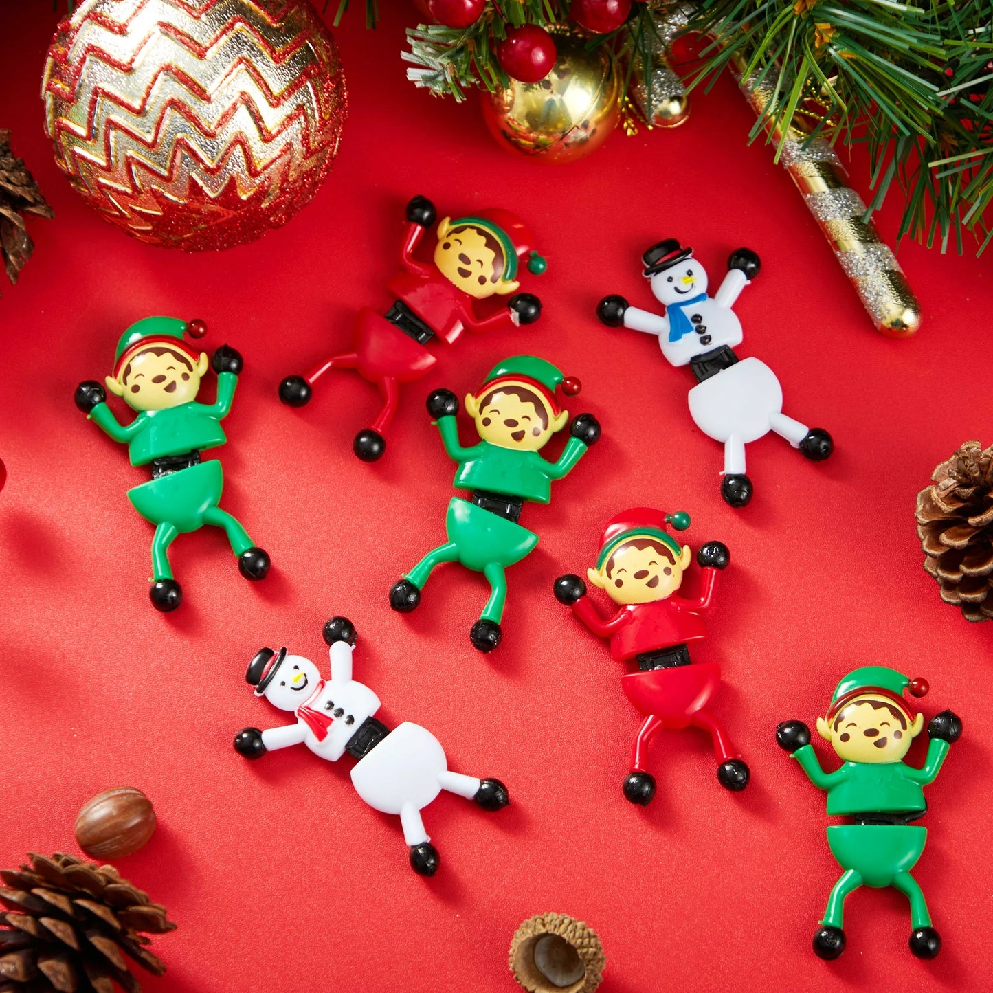 Joyfy Kids Christmas Party Favors,Climbing Man Stretchy Toys
