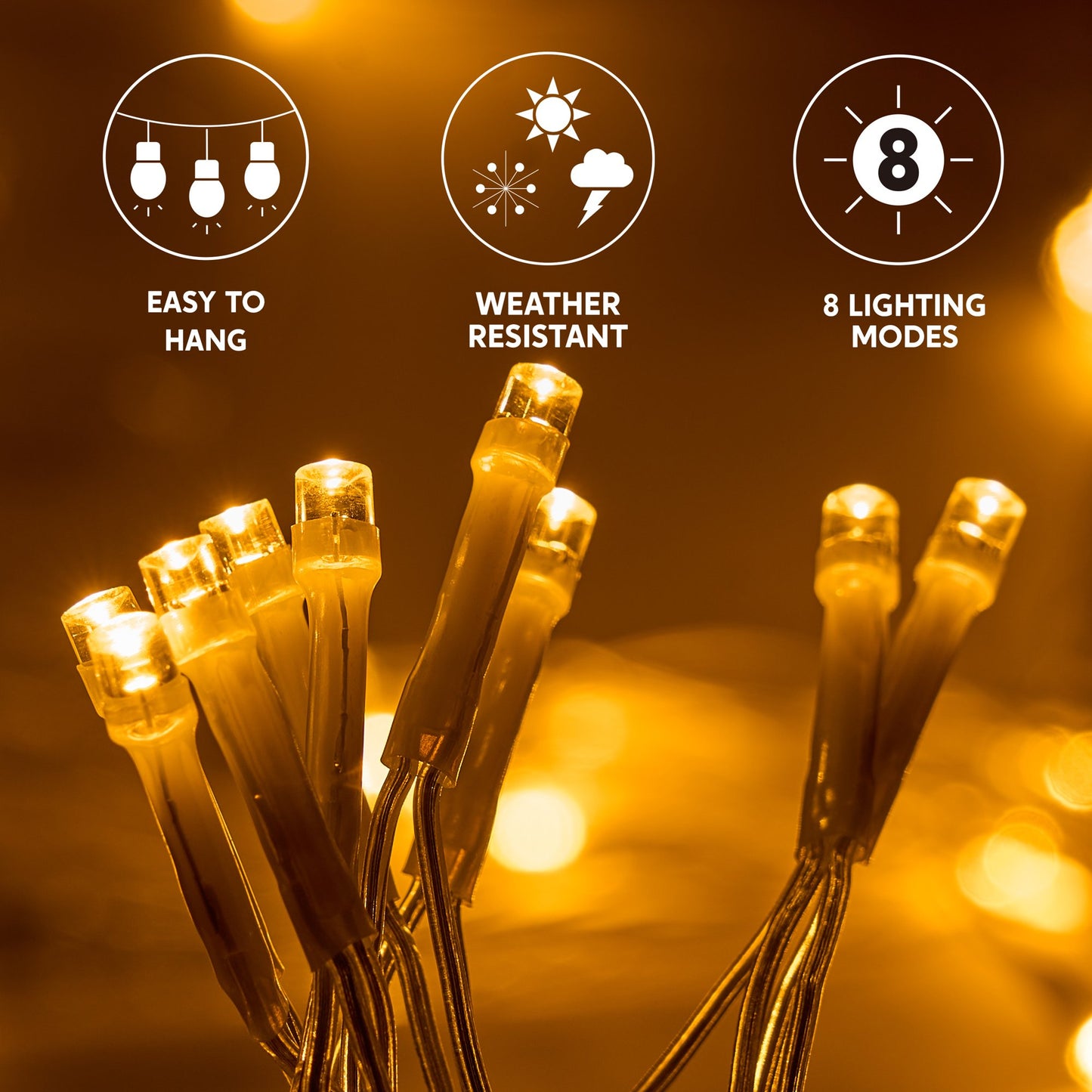 Joyfy 200 Christmas Net Lights for Bushes,6.5 x 10 ft Warm White Incandescent Christmas Lights Net Lights Outdoor Mesh Lights for Bushes Garden Party Xmas Tree Decoration