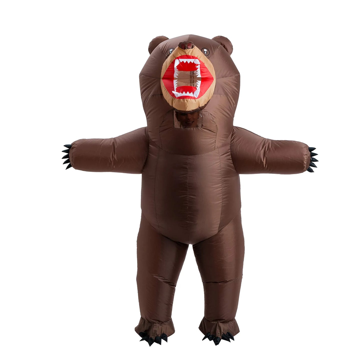 Syncfun  Inflatable Bear Costume for Adult, Full Body Air Blow-up Deluxe Halloween Costume-One Size