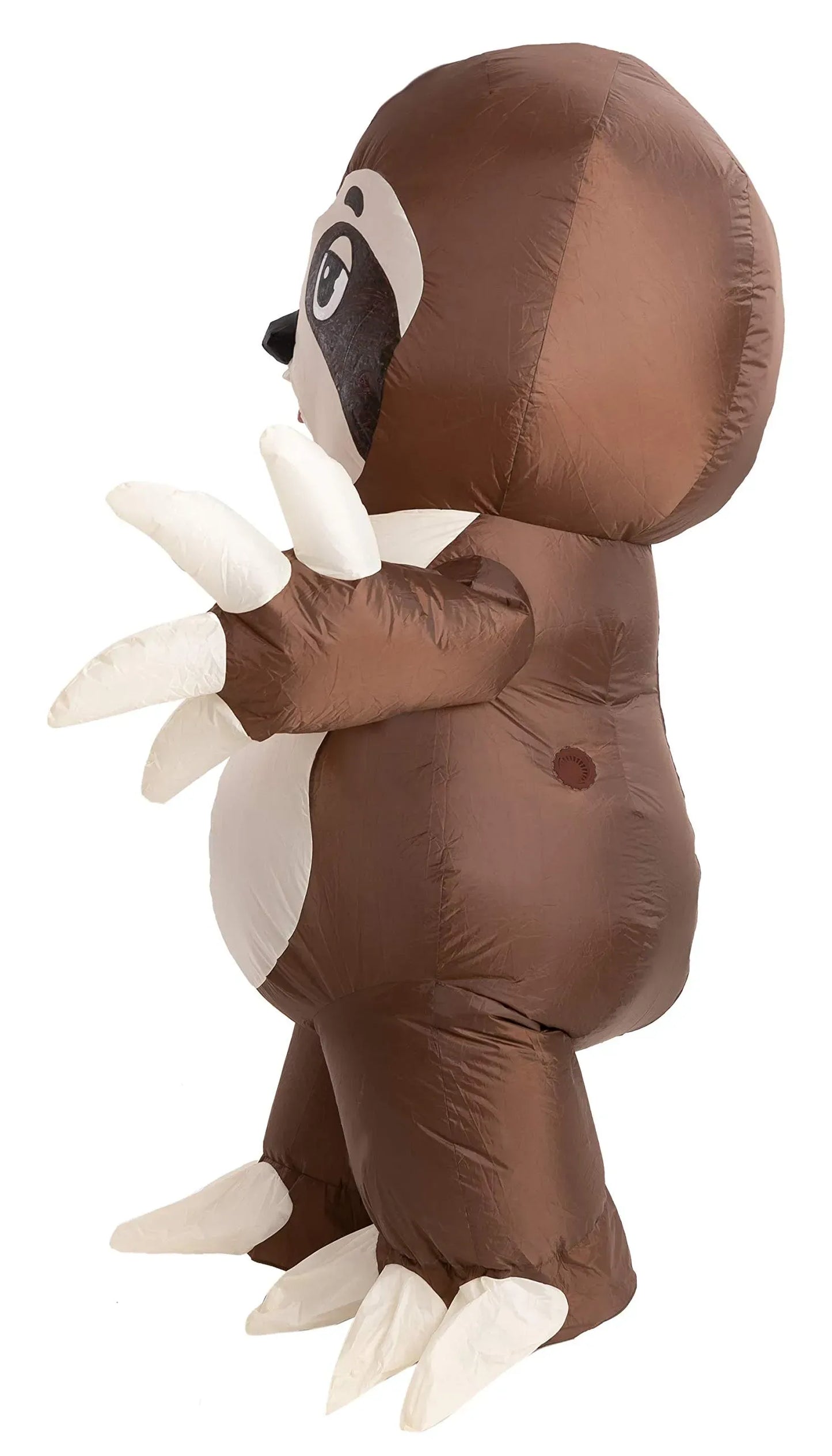 Syncfun Inflatable Halloween Costume Sloth Full Body Sloth Inflatable Costume, Adult Unisex One Size Brown