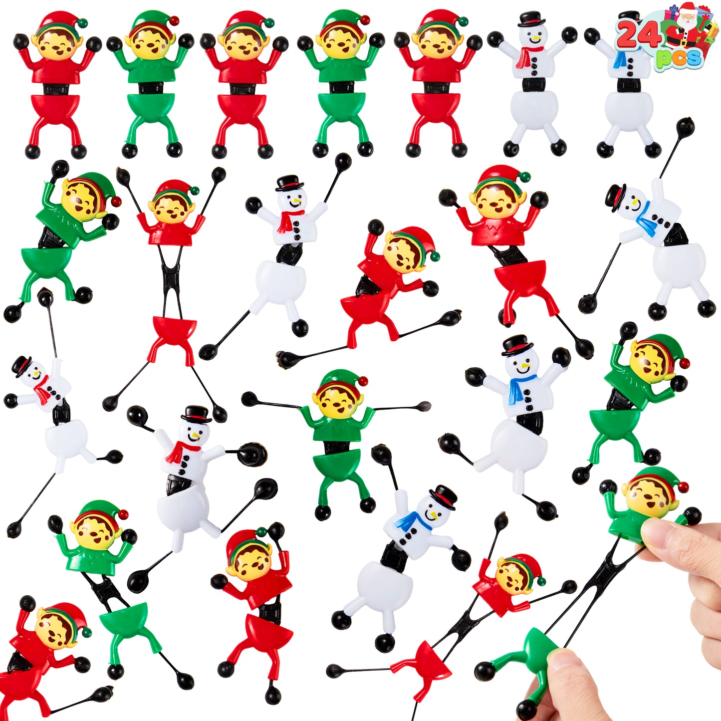 Joyfy Kids Christmas Party Favors,Climbing Man Stretchy Toys