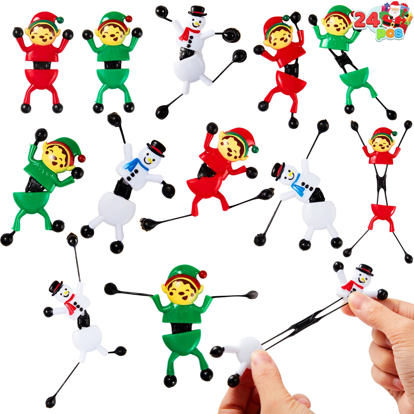 Joyfy Kids Christmas Party Favors,Climbing Man Stretchy Toys