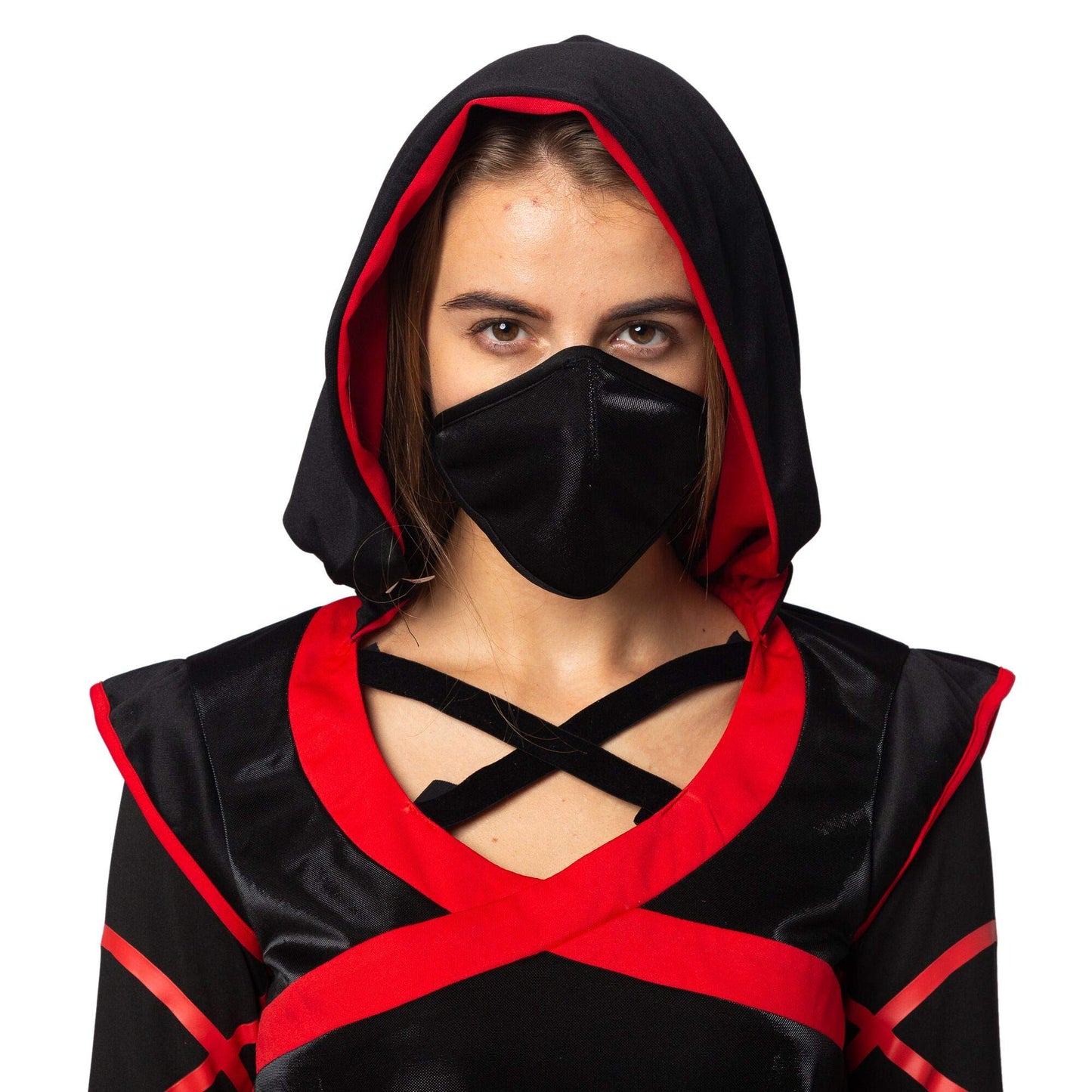 Spooktacular Creations Halloween Ninja Paladin Costume for Women with Ninja Mask. Large