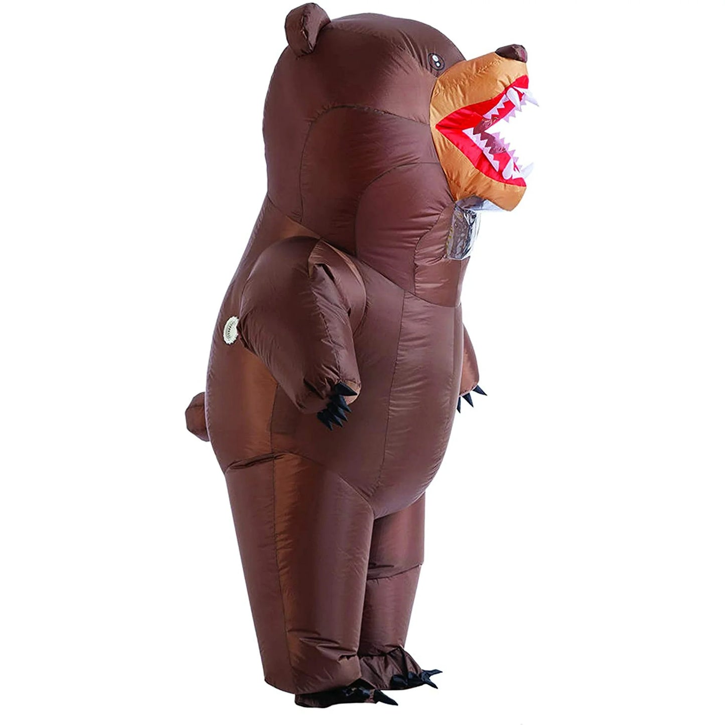 Spooktacular Creations Inflatable Bear Costume for Adult, Full Body Air Blow-up Deluxe Halloween Costume-One Size