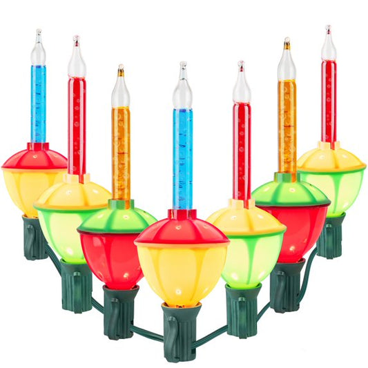 Joyfy 14 Christmas Bubble Lights for Tree,Colored Bubble String Lights for Christmas Tree Vintage Christmas Ornaments Mantel Fireplace Christmas Decorations