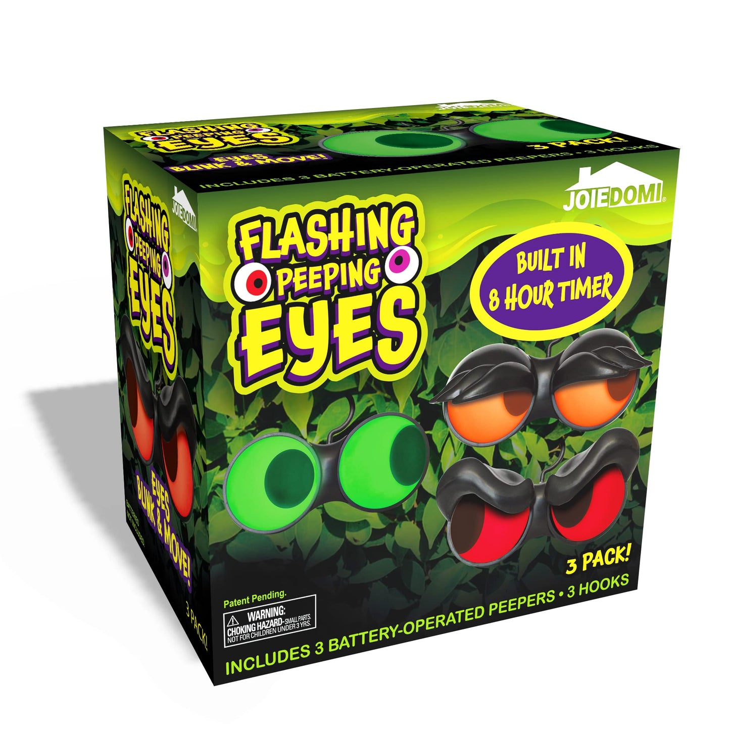 Joyfy 3 Packs Halloween Animated Flashing Peeping Eyes Lights Decorations,Outdoor Halloween Light Decorations,Halloween Car Decorations