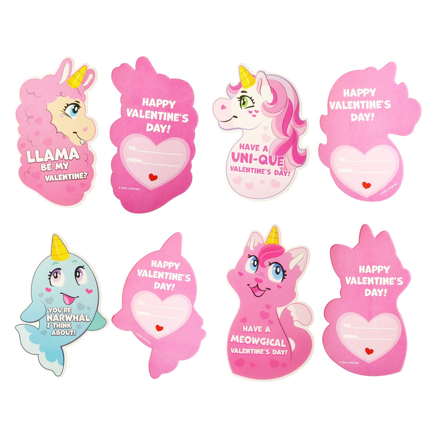 Valentine boxes Unicorn Classroom Mailbox with Cards for Kids Party Favor, Classroom Exchange Prizes Including 1 Unicorn Mailbox and 28 Valentine Cards