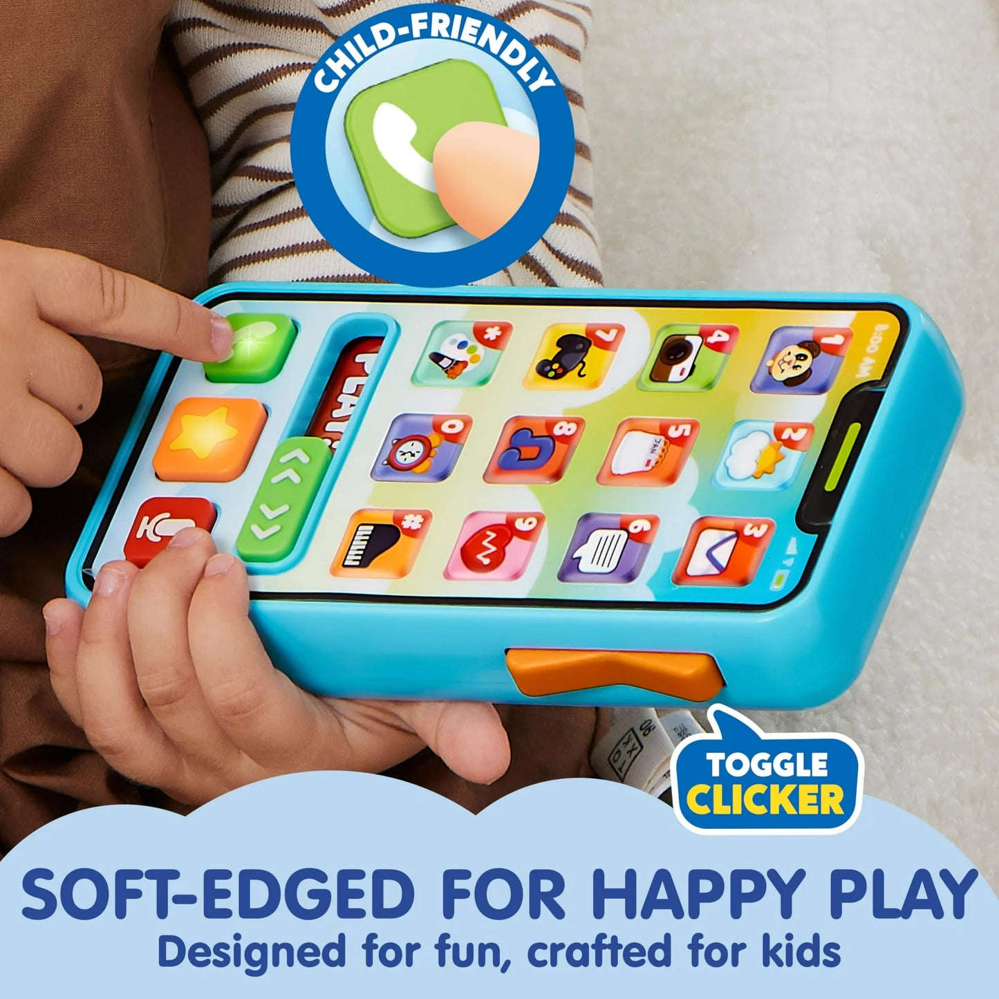 Syncfun Baby Toys 6-12 Months, Kids Cell Phone Educational Toys, Pretend Play Phone Birthday Easter Gifts for Girls Boys Age 1 2 3 Year Old