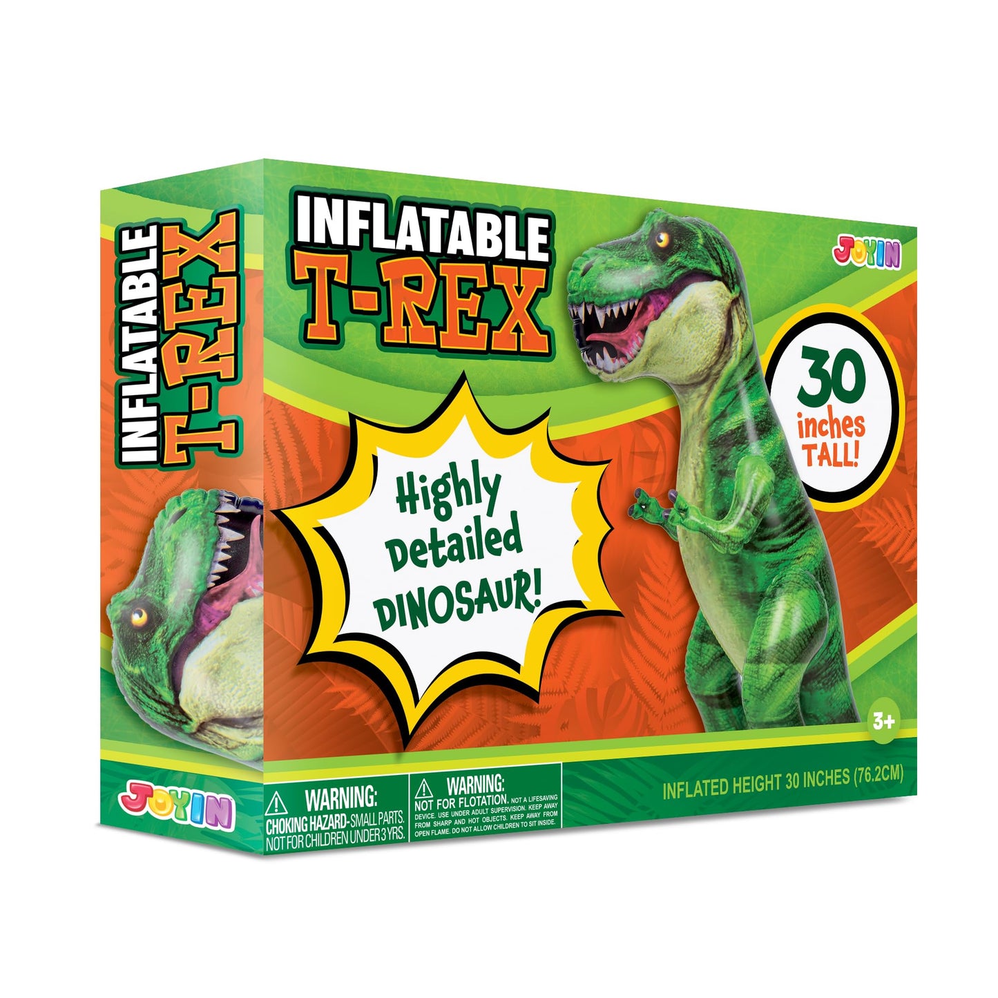 Syncfun 30" T-Rex Inflatable Dinosaur Toy for Boys Pool Party Decoration Birthday Gifts for Kids & Adults(2.5 FT)