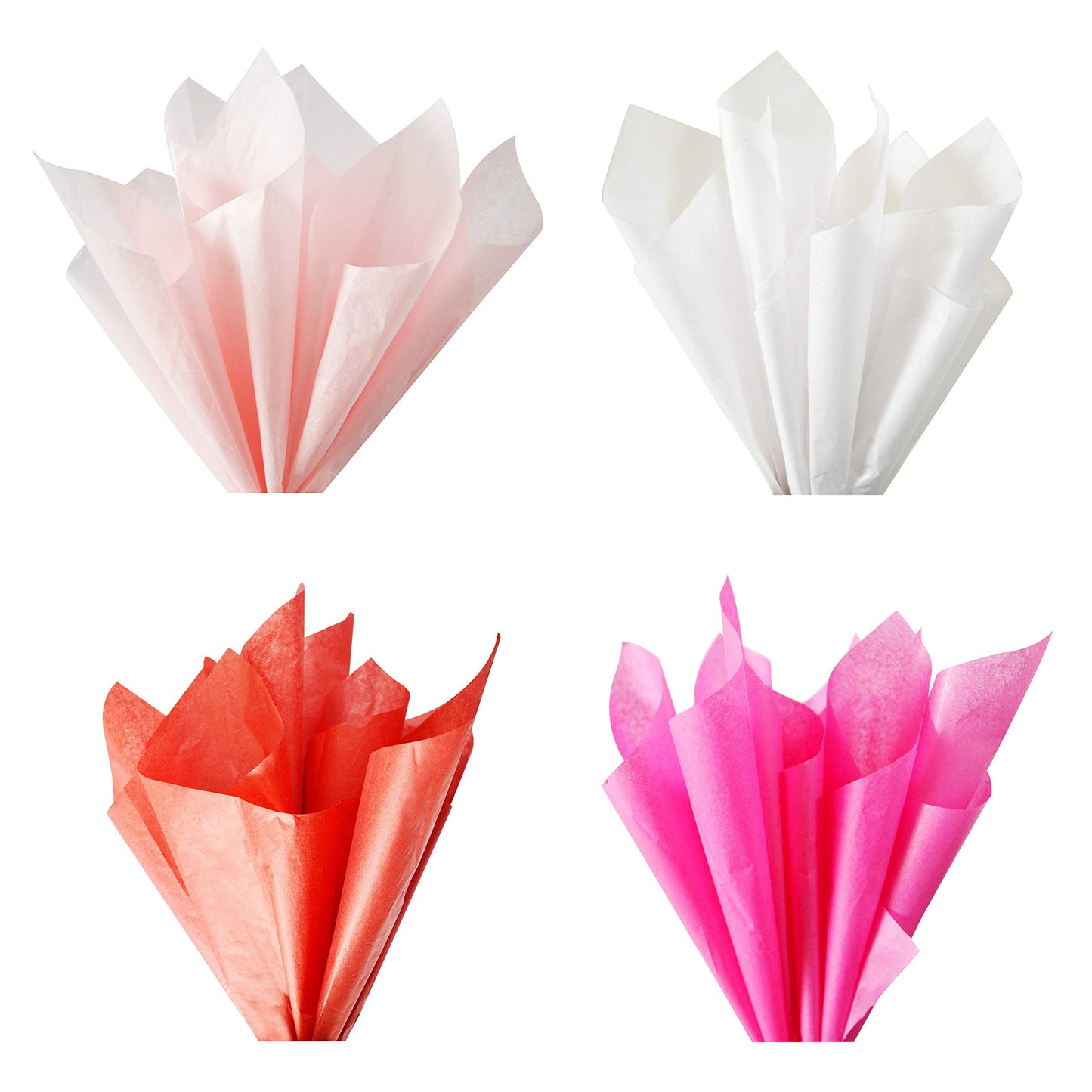 8 Pcs Valentines Day Gift Bags with Filling Paper in 4 Designs for Kids Party Favor Supplies Paper Wrapping Kraft Bags with Colorful Heart shaped Design
