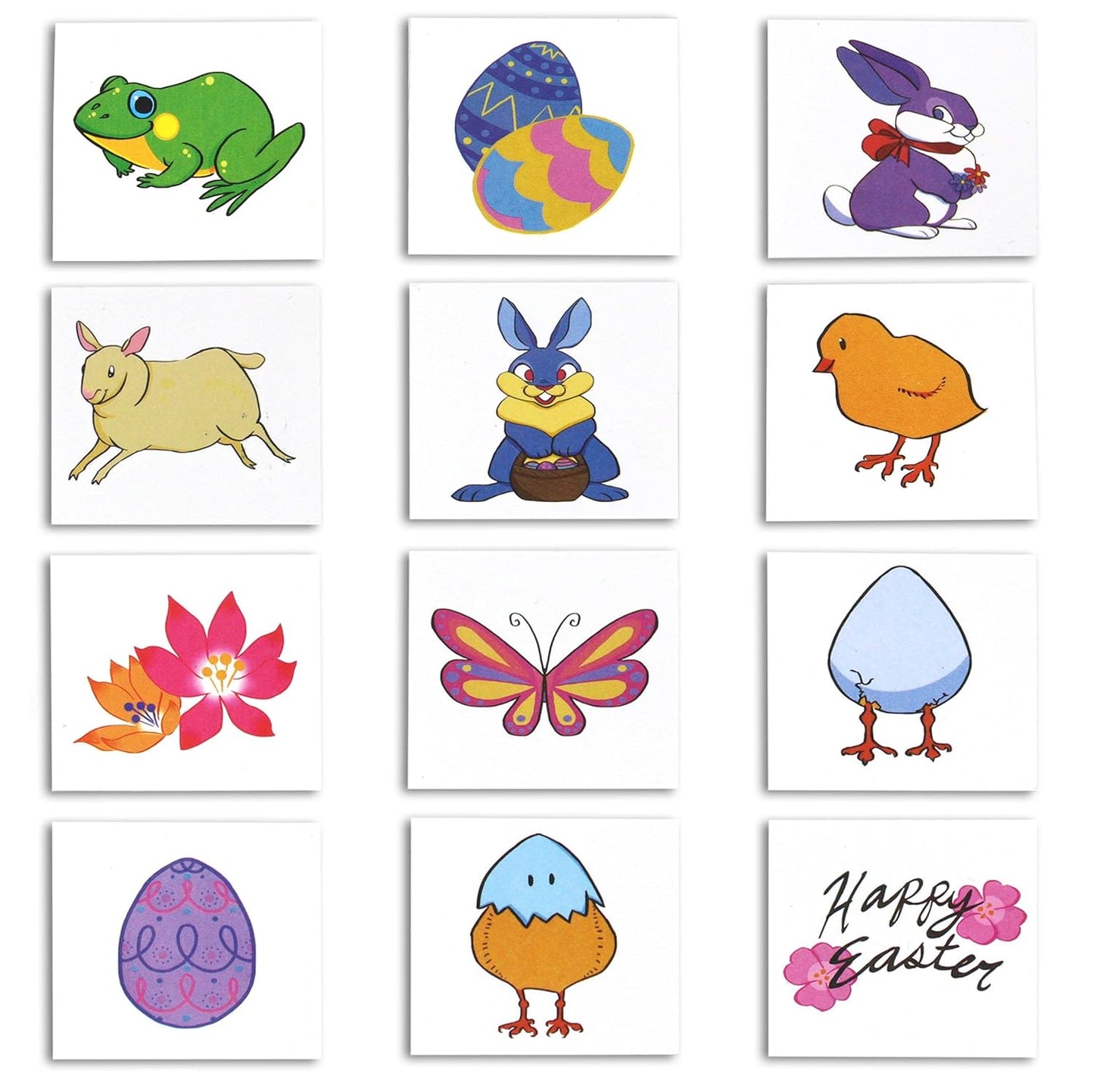 JOYFY Easter Craft Kit, including 500 Easter stickers, 144 Easter shape adhesives, 60 Easter themed temporary tattoos,