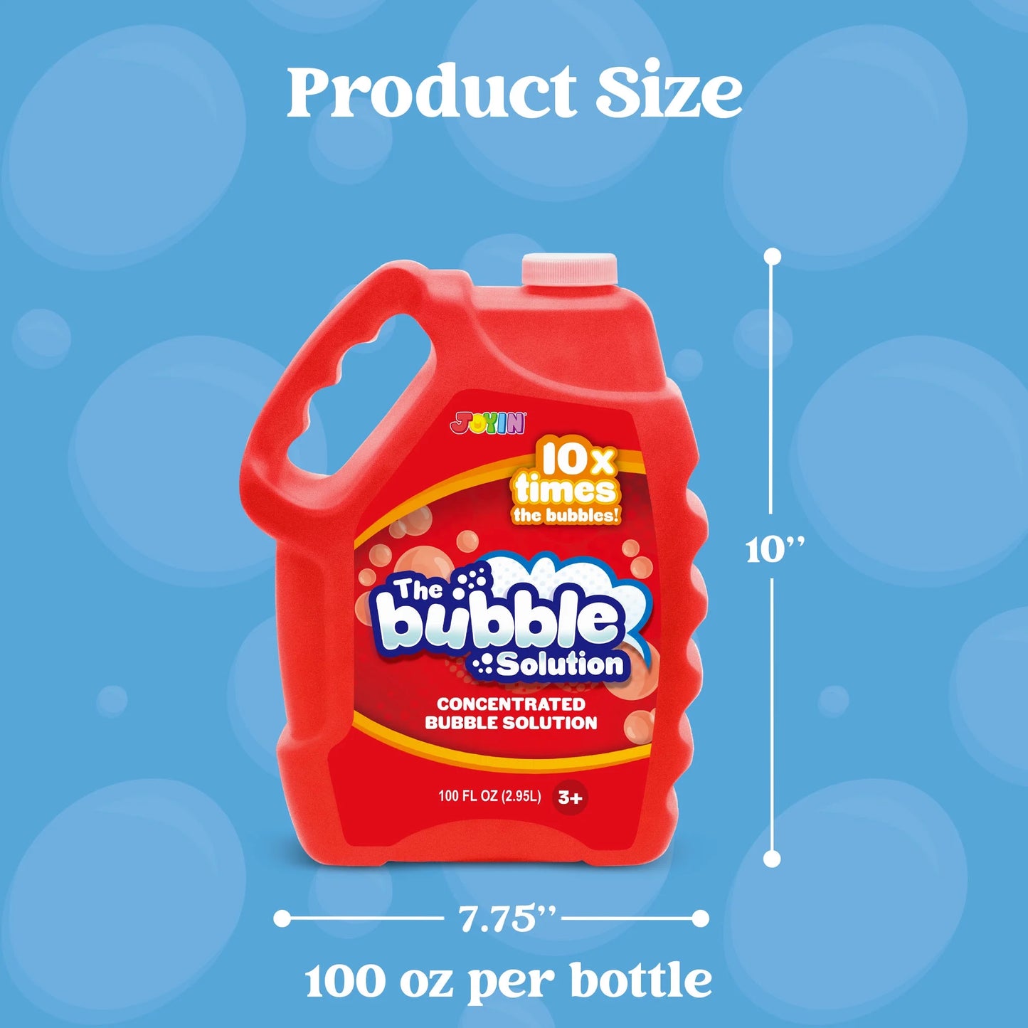 Syncfun 100 Oz Concentrated Bubble Solution, up to 8 Gallon for Bubble Machine ,Bulk Bubbles Outdoors for Summer Party Favor