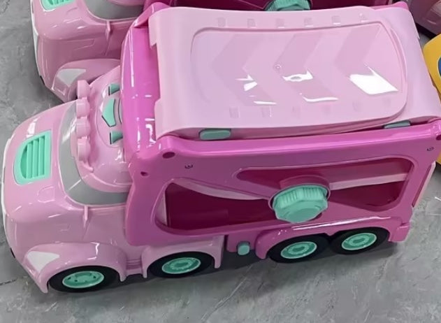 JOYFY Girls Themed Toddler Carrier Truck