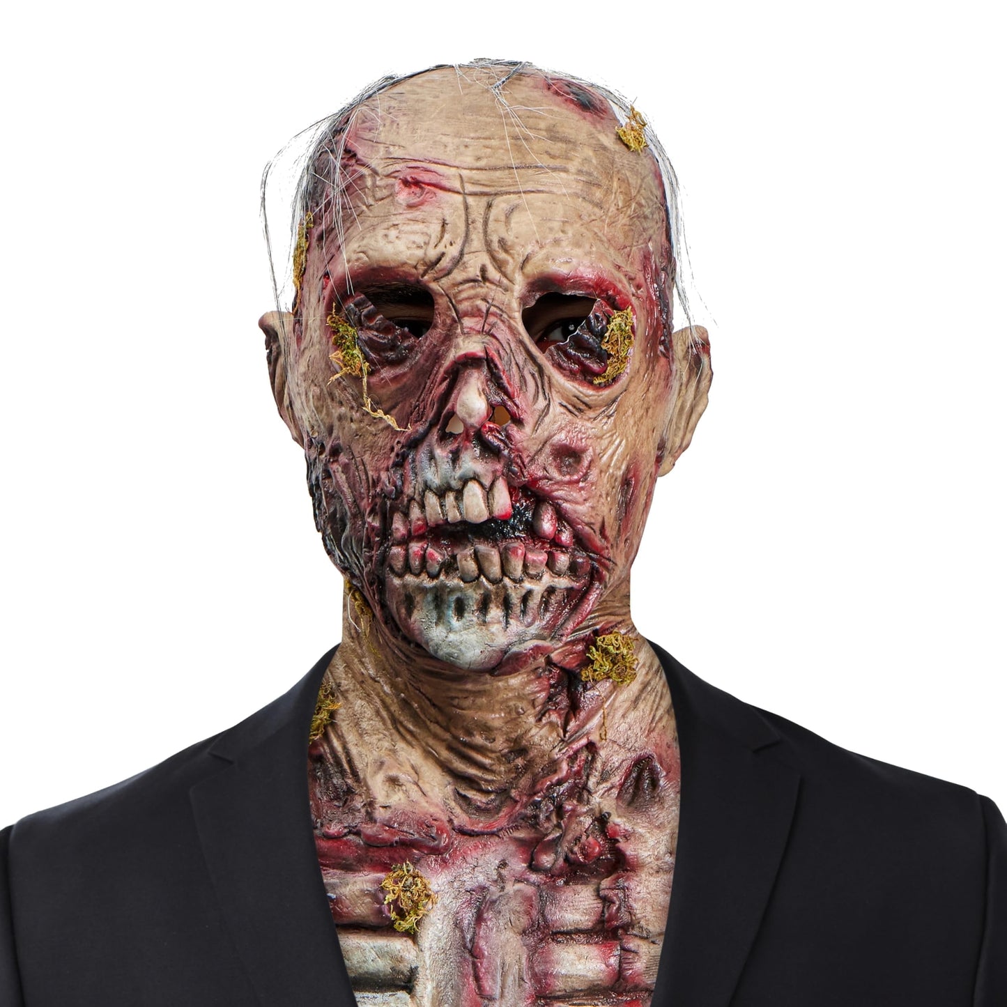 Joyfy Halloween Scary Dead Zombie Head Mask,Realistic Halloween Mask for Adult Halloween Cosplay Costumes Accessory Party Cosplay for Unisex