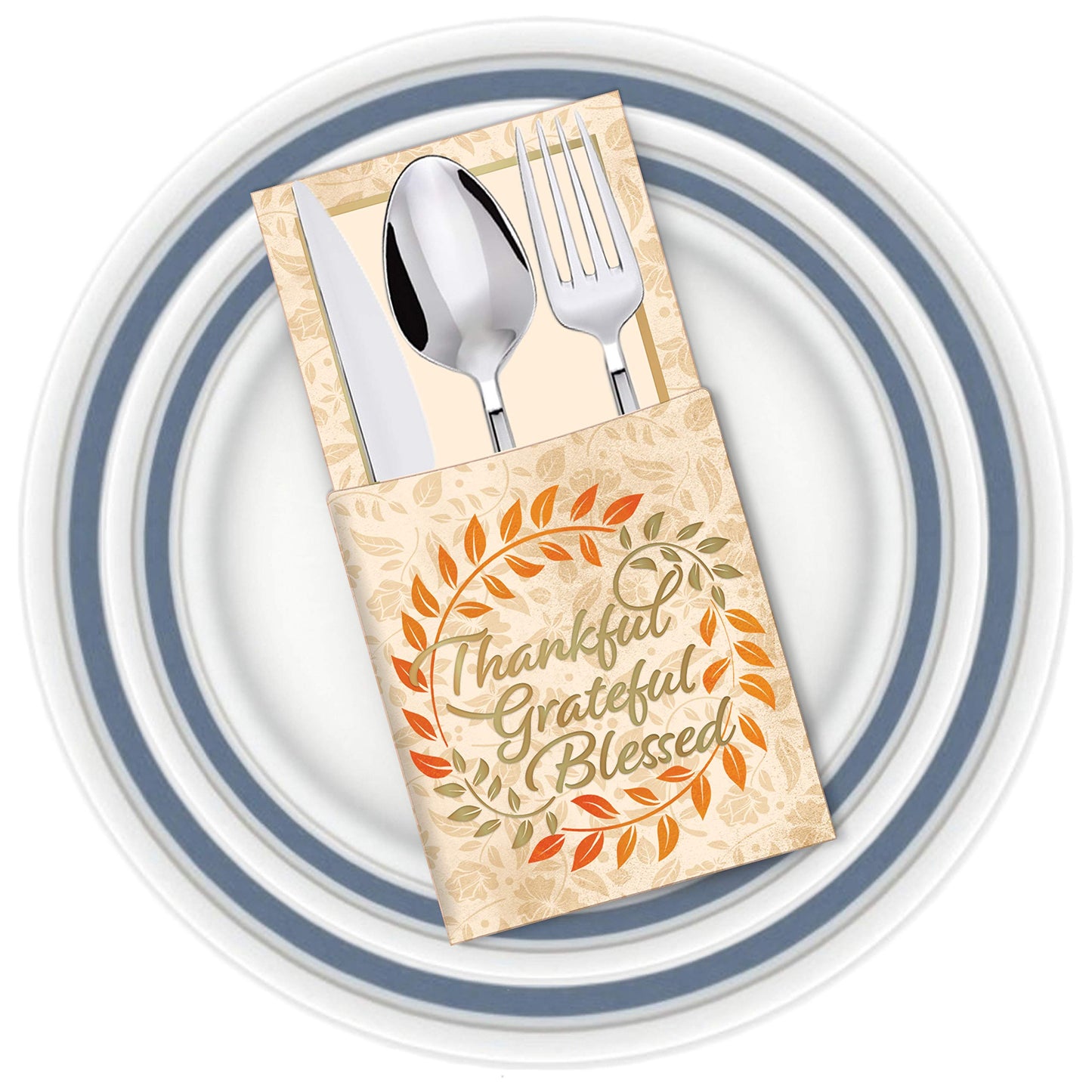 JOYIN 36 Thanksgiving table decoration Cutlery Holders Set for Fall Party Favor Supplies Dinner Centerpiece
