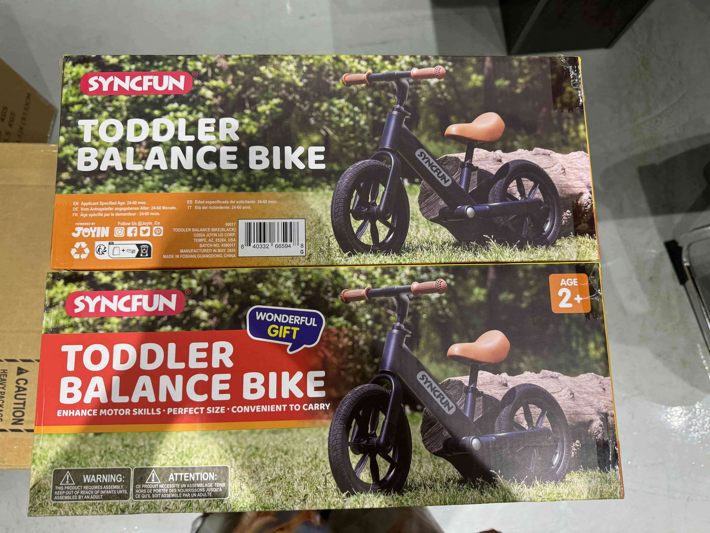 12 inch toddler balance bike black