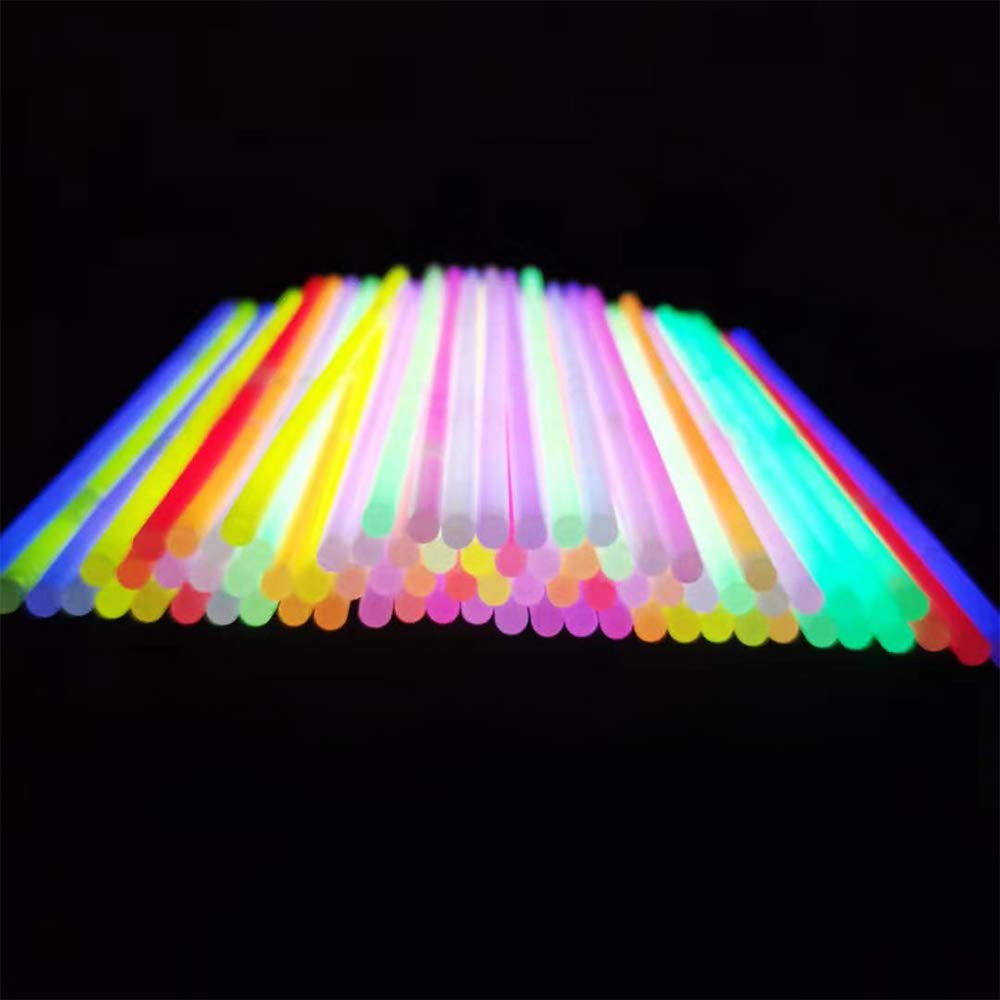 SYNCFUN 800 Pcs Glow Sticks Bulk 8" Bracelets Necklaces Glow in the Dark Glowsticks Super Bright Light Up Party Favors Neon Party Supplies for Halloween Christmas Easter