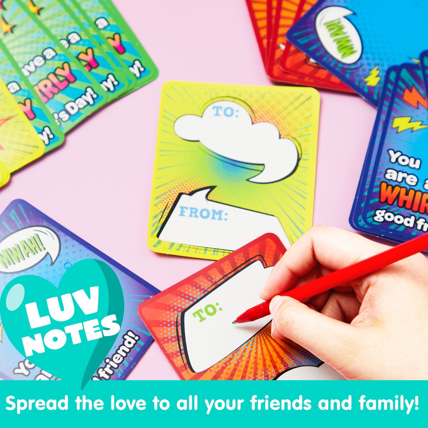 28 Packs Valentine's Day Gift Cards with Light up Spinning Tops, LED UFO Gyroscope Flashing Lights for Valentine Party Favors Toys,Classroom Exchange Prizes,Valentines Day Cards for Kids School