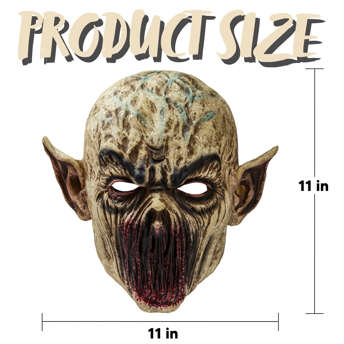 Joyfy Halloween Costume Accessory Creepy Scary Halloween Cosplay Costume Mask Weird Latex Bald Cap for Adults Party Cosplay Accessories Dress Up