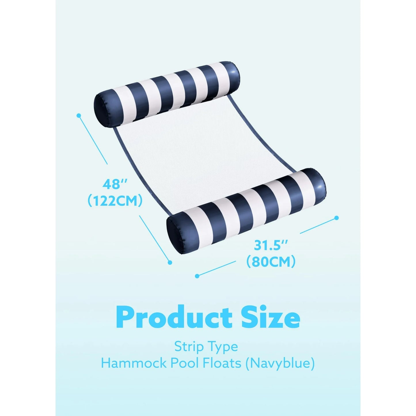Syncfun Hammock Pool Floats Adults, 4-in-1 Multi-Purpose Inflatable Pool Floaties PVC Water Hammock Lounge