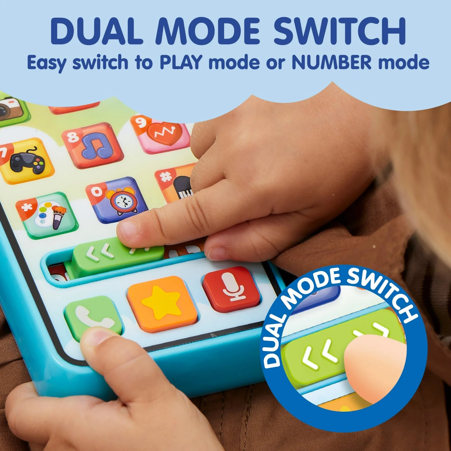 Syncfun Baby Toys 6-12 Months, Kids Cell Phone Educational Toys, Pretend Play Phone Birthday Easter Gifts for Girls Boys Age 1 2 3 Year Old