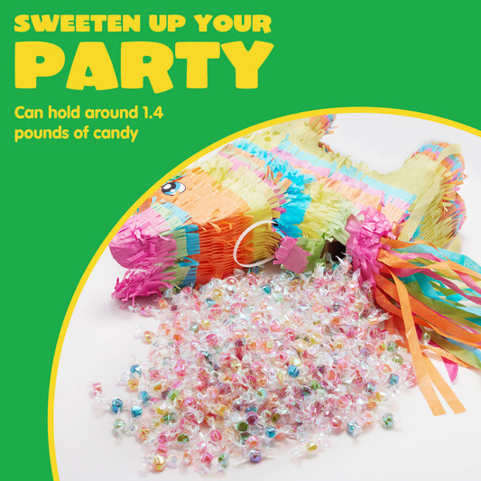 SYNCFUN Donkey Pinata for Kids Birthday Party 13"x 20"x 5" Party Supplies for Cinco De Mayo, Fiesta Taco, Luau Event, Mexican Theme Decoration, Taco Tuesday Event