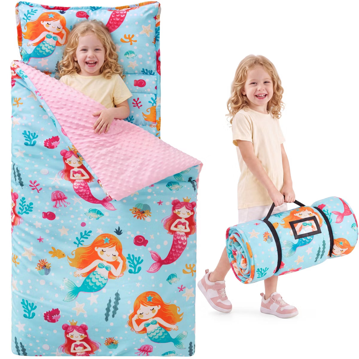 Slumber Bag Microfiber Blue Mermaid