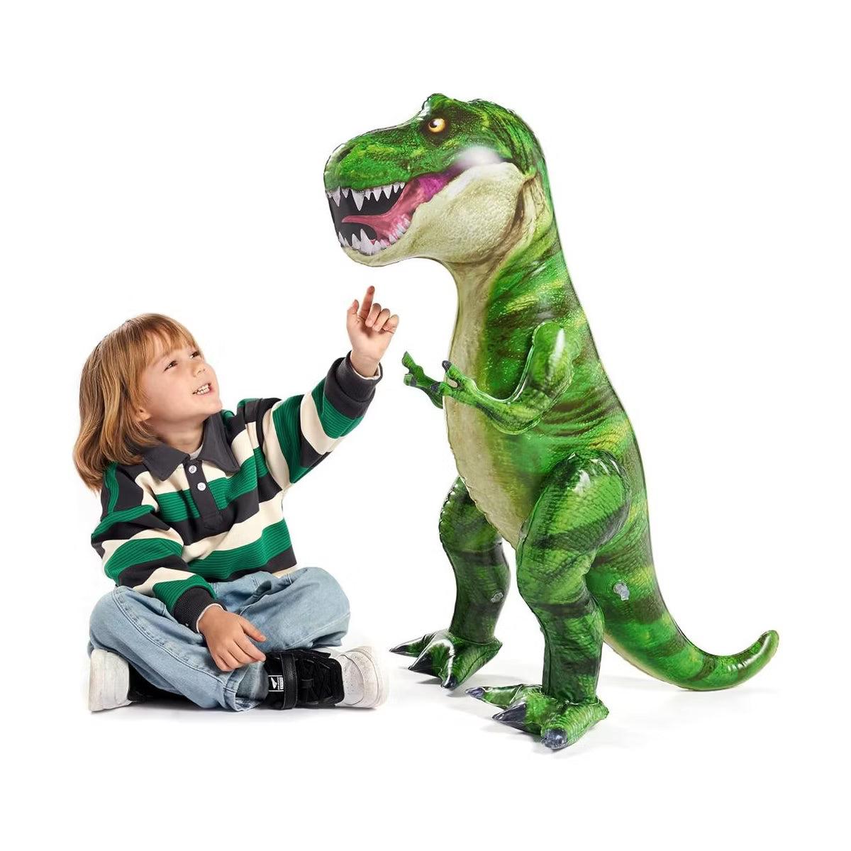 Joyfy 37" T-Rex Dinosaur Inflatable Toy for Party Decorations, Tyrannosaurus Rex Dinosaur Toy, Dinosaur Birthday Christmas Party Gift for Kids Adult