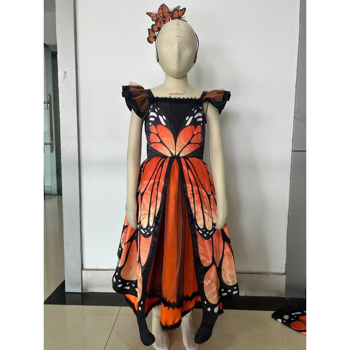 Kid Girl Butterfly Costume-3T