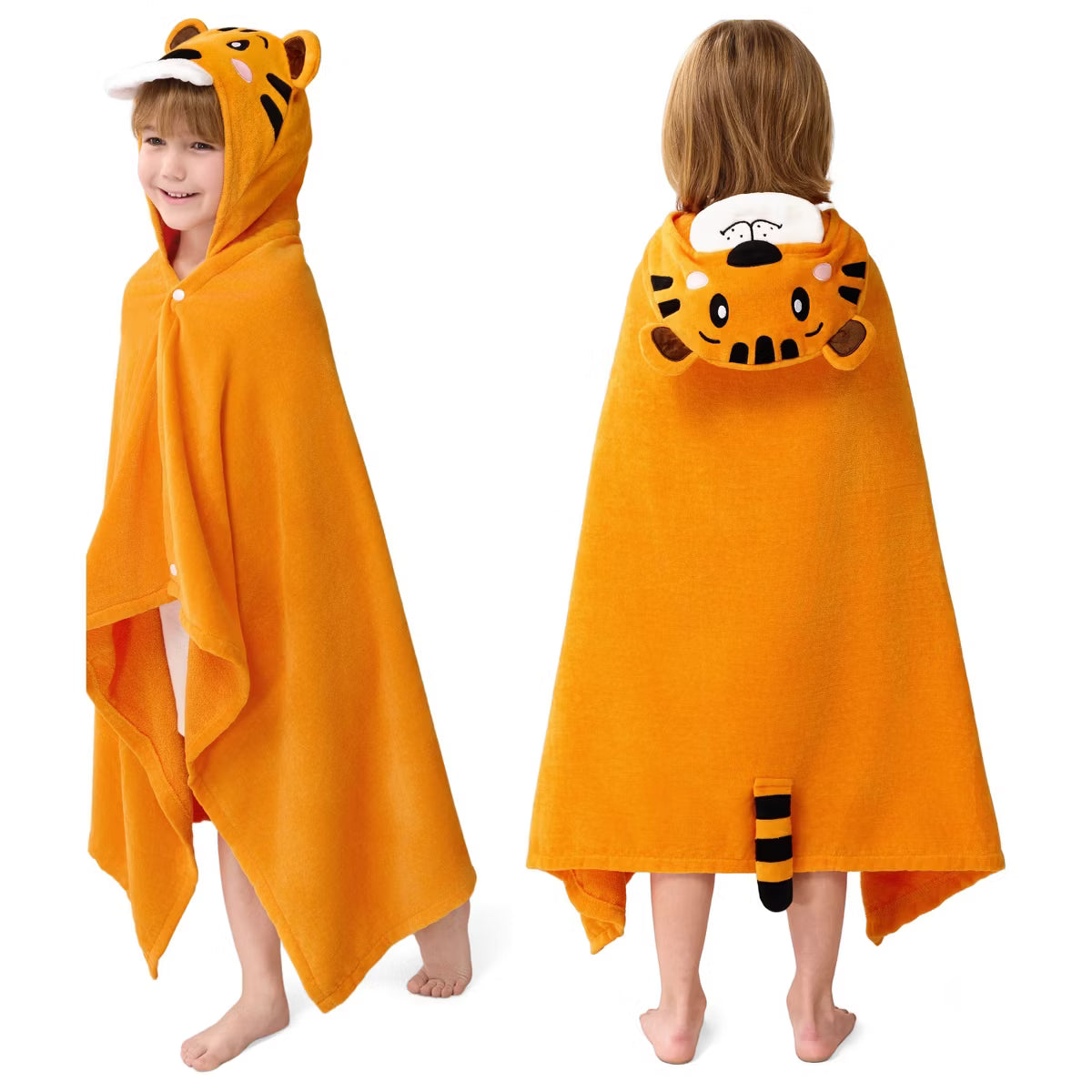 Hooded Towels for Kids Vehicle Print 100% Cotton Beach Towel 30x50 Inch for 3-10 Years Boys Girls Beach Hooded Absorbent Pool Toddler Swim Wrap