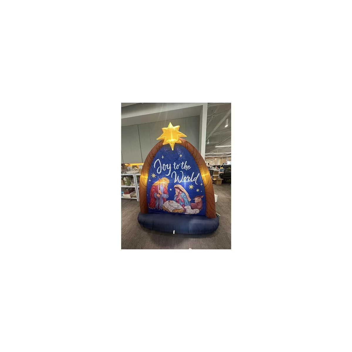 7FT Cartoon-Realistic Nativity Scene Inflatable Decoration