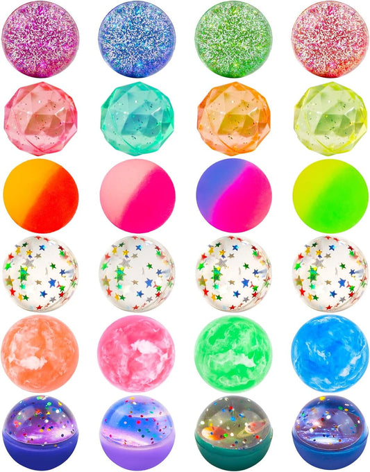24pcs 32mm bouncy balls