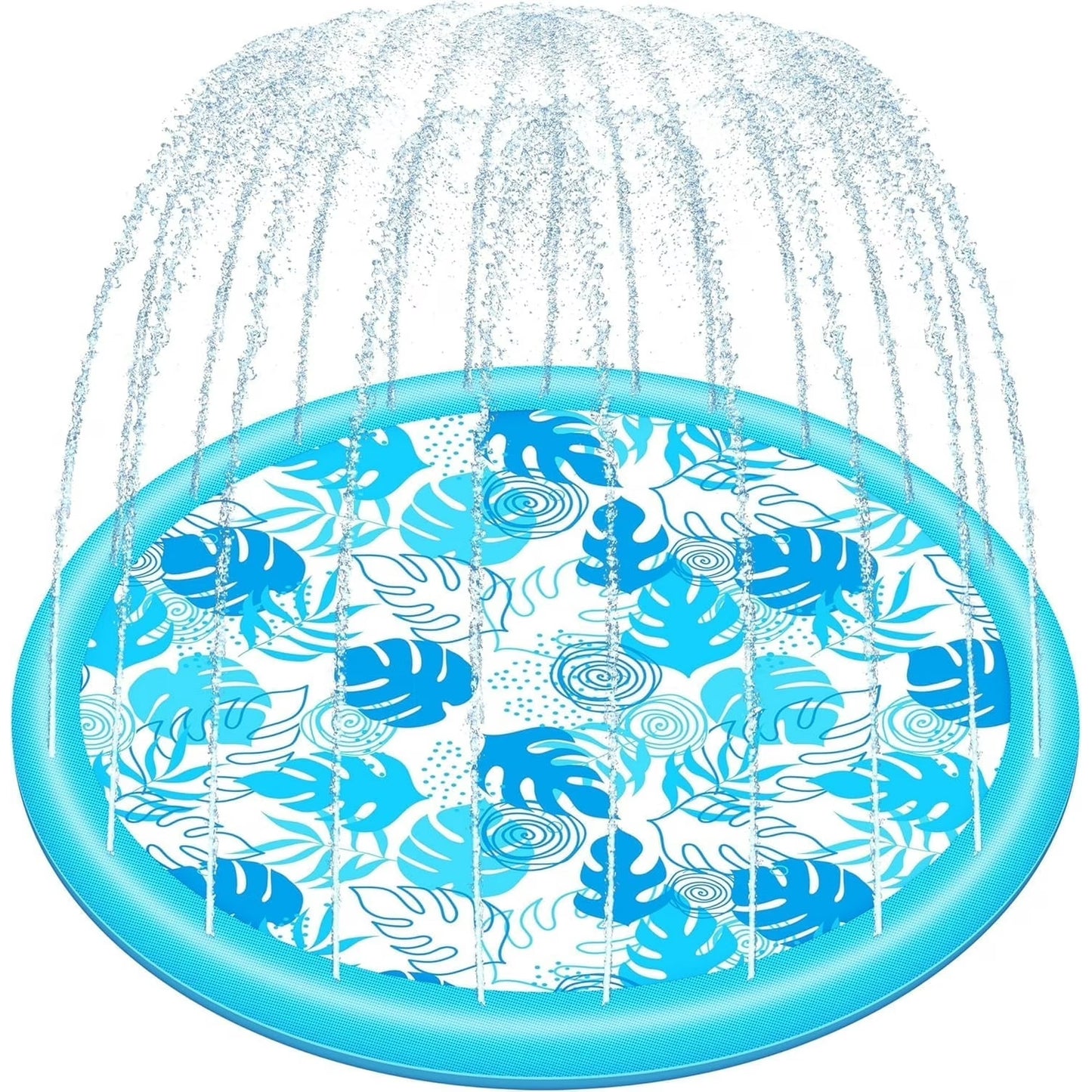 Syncfun 6ft Splash Pad Sprinkler,Non-Slip Outdoor Water Toys Play Mat for Toddlers Kids Dogs,Outside Thickened Sprinkler for Girls Boys Pets