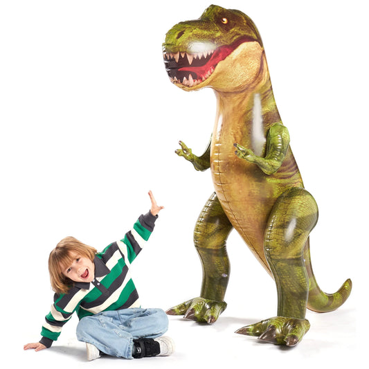 JOYIN 62" Giant T-Rex Dinosaur Inflatable for Party Decorations, Birthday Party Gift for Kids and Adults (Over 5Ft. Tall)