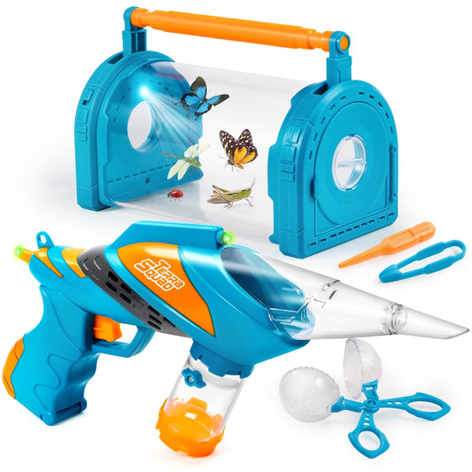 Vacuum Bug Catcher, Bug Catcher Kit for Kids for Backyard Exploration, Includes Insect Casing with Magnification, Outdoor Gifts for Boys/Girls