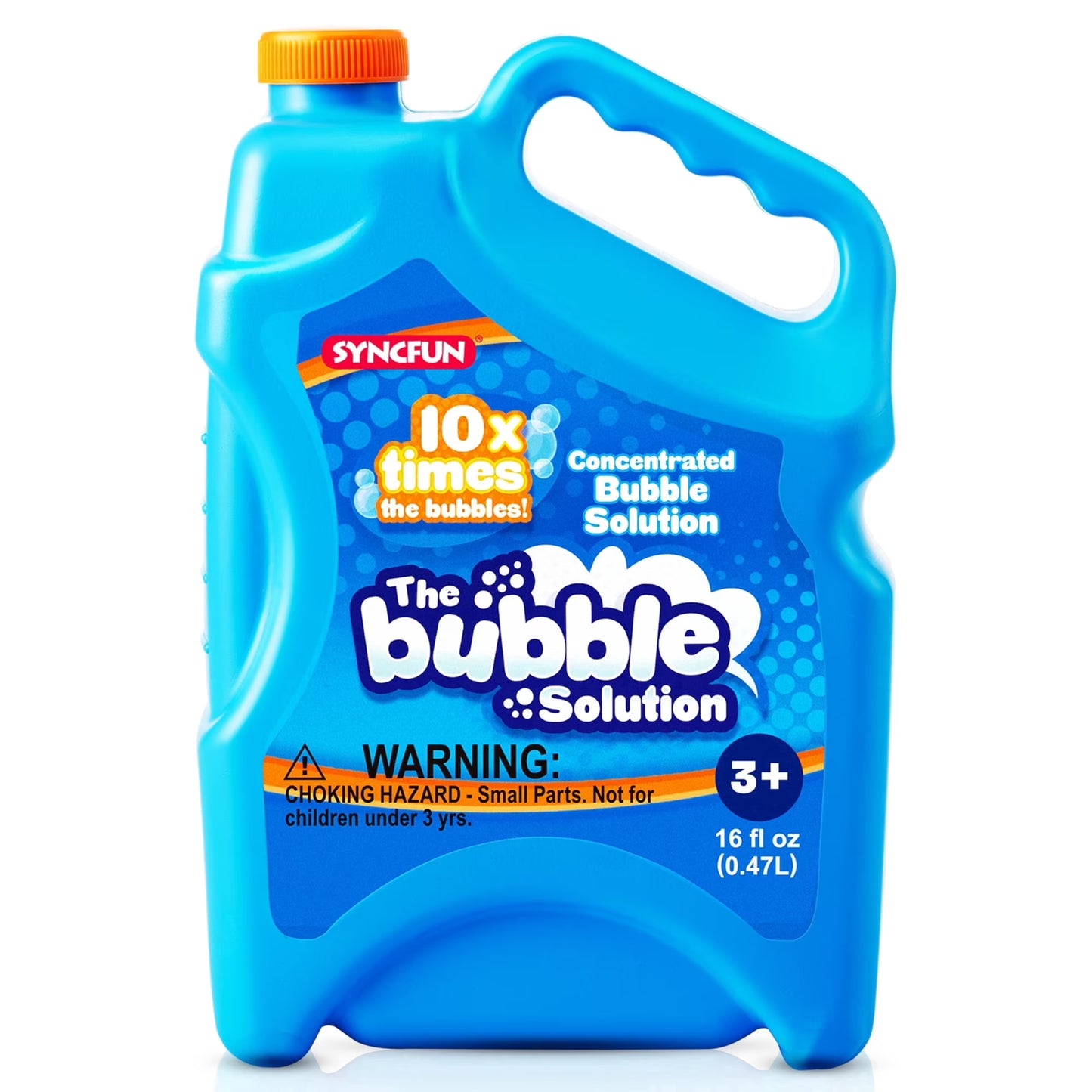 SYNCFUN 16 oz Bubble Concentrate - Makes 1.25 gal for Bubble Toys & Machine | Easter, Outdoor Kids Fun