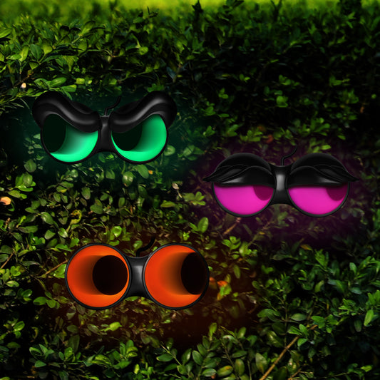 Joyfy 3 Packs Halloween Animated Flashing Peeping Eyes Lights Decorations,Outdoor Halloween Light Decorations,Halloween Car Decorations