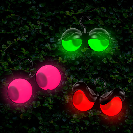 SYNCFUN 3 Packs Halloween Animated Flashing Peeping Eyes Lights Decorations,Outdoor Halloween Light Decorations,Halloween Car Decorations