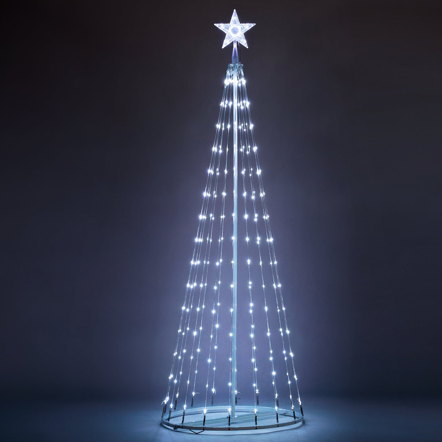 Joyfy 6 FT Animated Cone Tree Yard Light Christmas Decoration Outdoor,280 LED Christmas Tree Light Decorations,Christmas Yard Light with Stakes Decorations Outdoor Holiday Decor