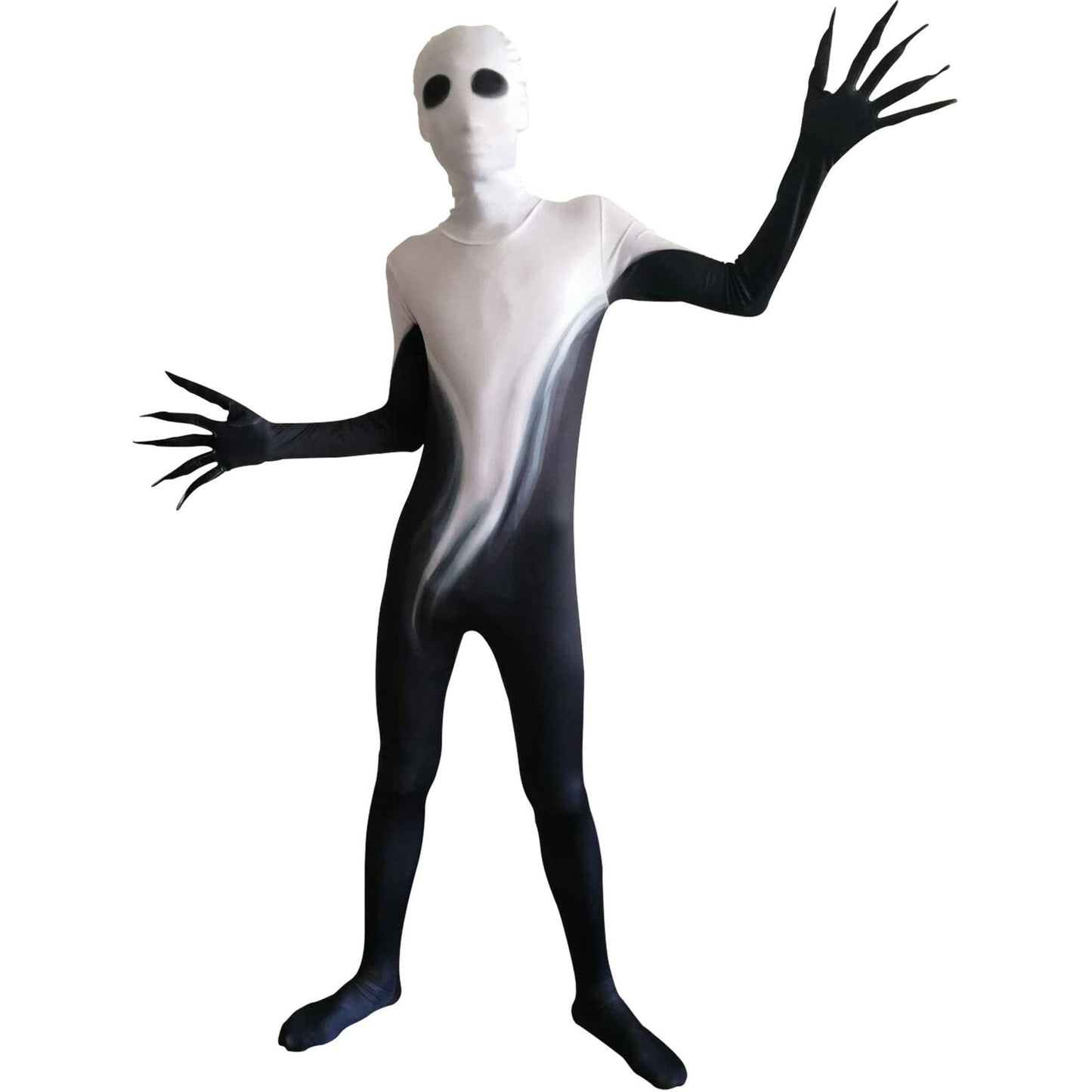 Joyfy Scary Shadow Demon Costume for Kids, Monster Ghost Costume Set for Halloween Fancy Dress up Party Age up to 14 Years