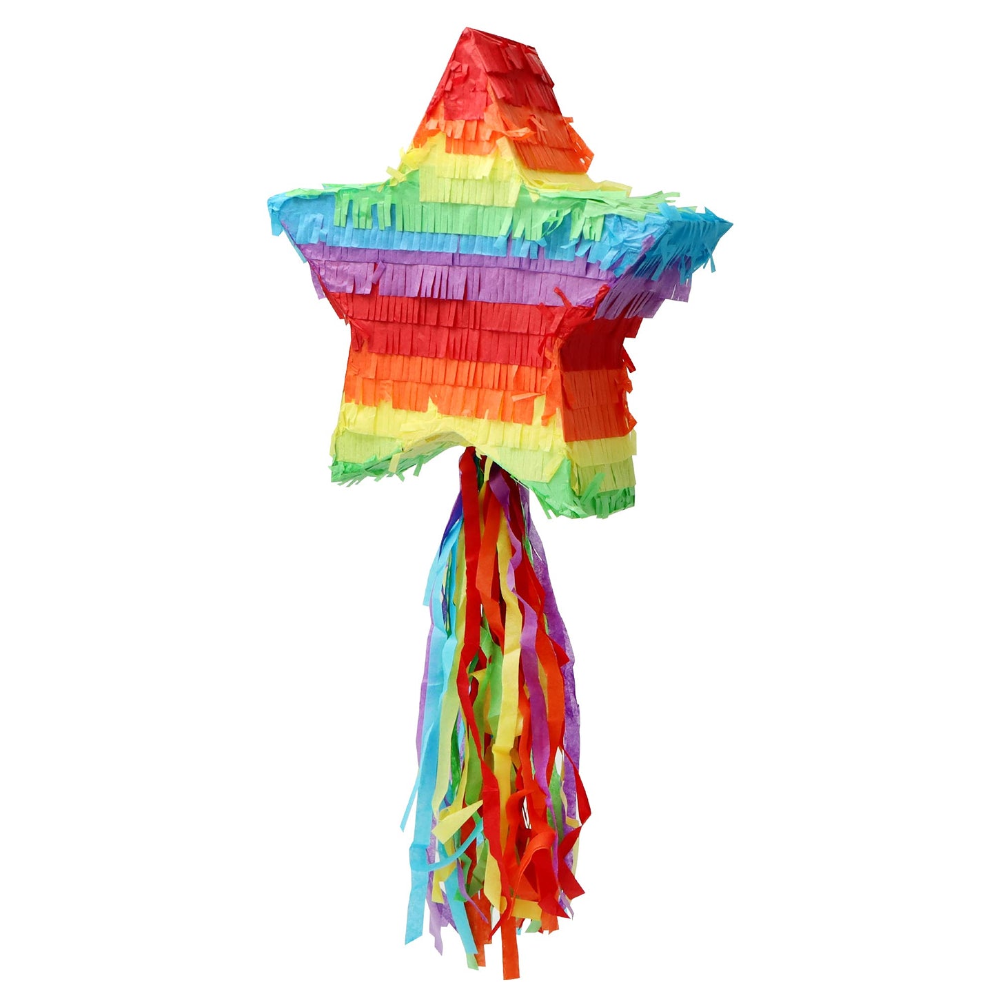 SYNCFUN Star Pinata for Kids Birthday Party 12.6"x 12.6"x 3" Party Supplies for Cinco De Mayo, Fiesta Taco, Luau Event, Mexican Theme Decoration, Taco Tuesday Event