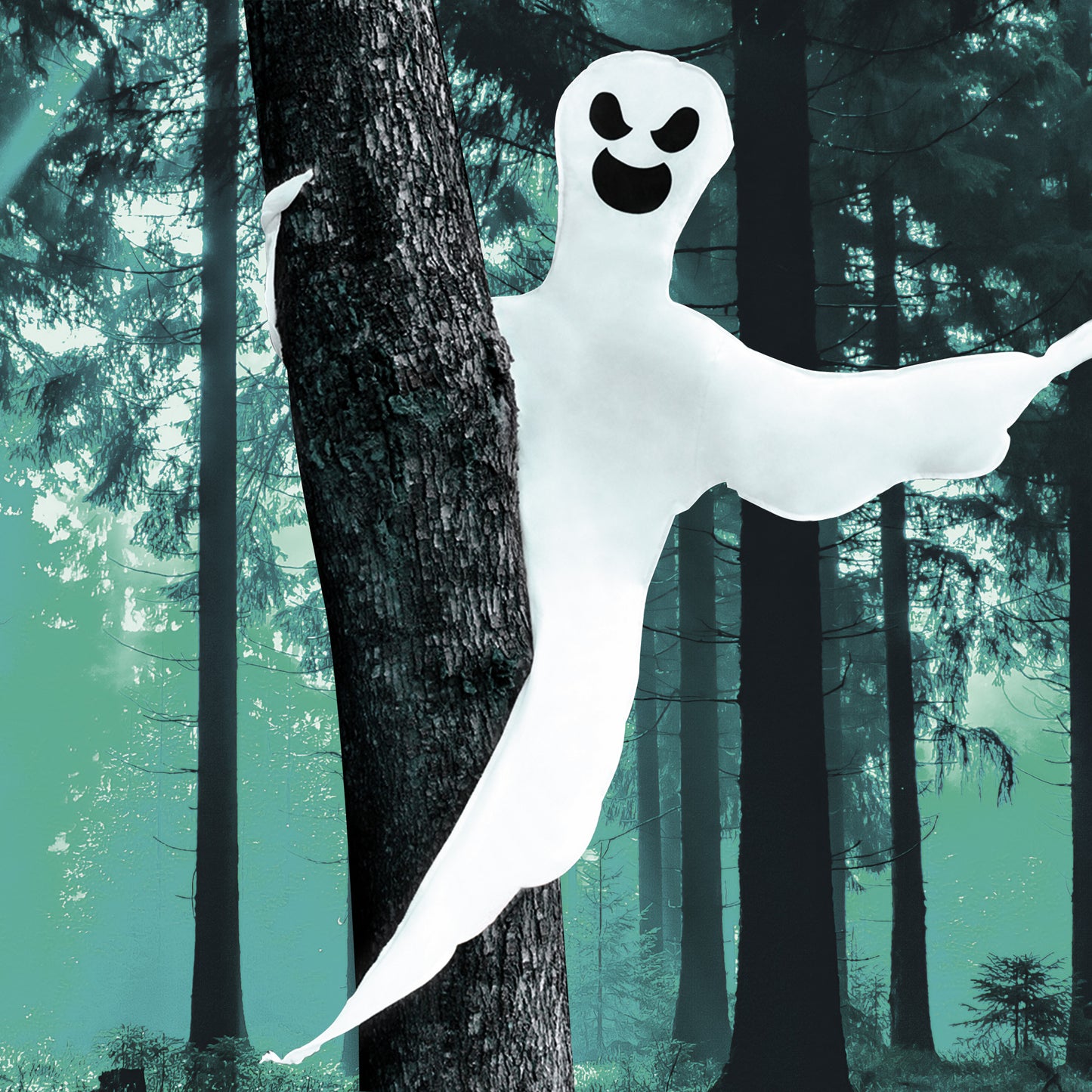 Joyfy 53 inch Halloween Ghost Decoration,Halloween Indoor Outdoor Yard Fall Porch Decor