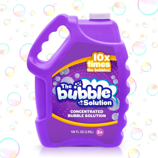 Syncfun 100 Oz Concentrated Bubble Solution, Up to 8 Gallon bubbles for Bubble Machine,Bulk Summer Party Favors for Kids