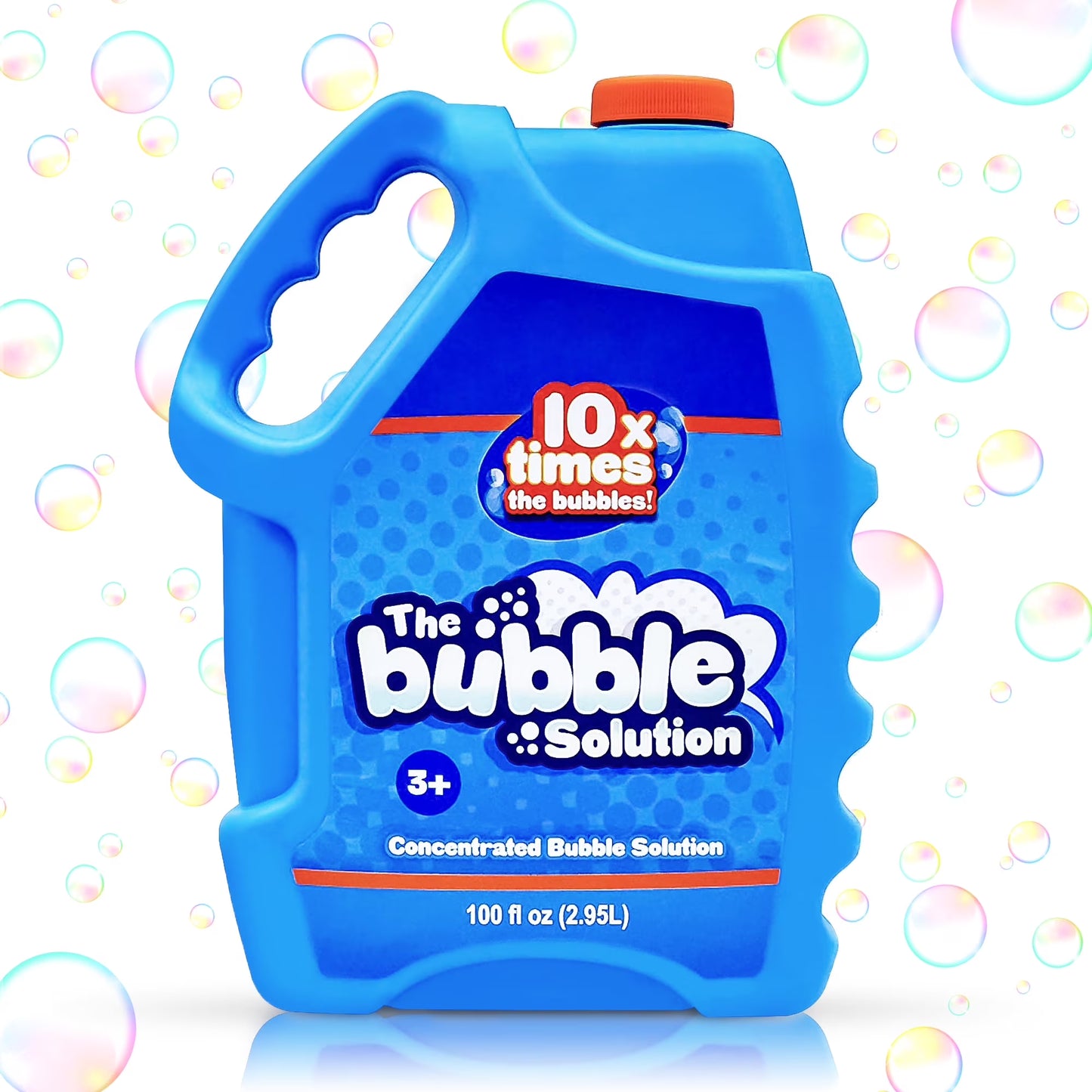 Syncfun 100 oz Concentrated Bubble Solution for Kids, up to 8 Gallon Bubble Liquid Refills for Bubble Machine,Bulk Bubbles Outdoors Toy for Toddlers Boys Girls
